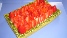 Tarte aux fraises revisitée