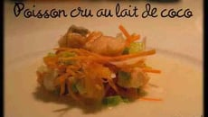 Poisson cru au lait de coco