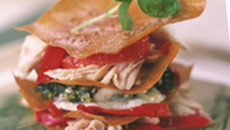 Croustillant de lapin au chèvre frais