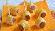 Rouleaux feuilletés saucisse et moutarde