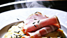 Risotto au gruyère & jambon fumé