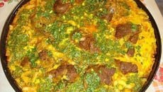 Gigot d'agenau aux œufs