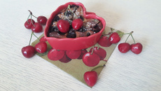 Clafoutis aux cerises crémeux