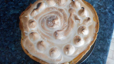 Tarte au citron meringuée et son lemon curd à la crème