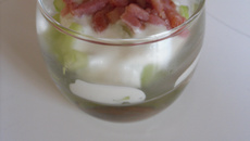 Petites verrines concombre