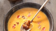 Velouté de maïs et courge butternut