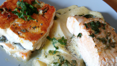 Cabillaud et saumon aux deux cuissons