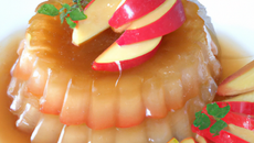 Aspic de pommes au caramel au beurre salé