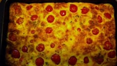 Clafoutis tomates cerise et feta