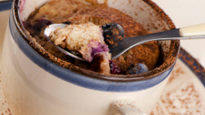 MugCake aux myrtilles