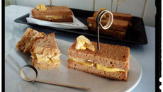 Casse-croûte de pain d'épices aux pommes fondantes