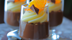 Verrines chocolat-orange