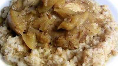 Tajine de poulet au citron et à la pomme