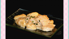 Fricassée de dinde et gnocchis au cidre