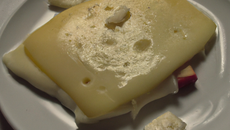 Raclette au fromage de chèvre