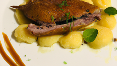 Parmentier de canard bicolore