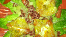 Feuilletés de tomate et chèvre