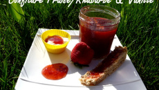 Confiture rhubarbe/fraise & vanille au Cooking Chef