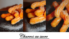 Churros au sucre ( ou chichis )