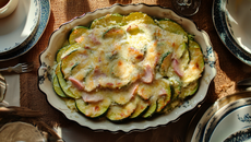 Gratin de courgettes aux pommes de terre