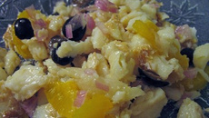 Salade de morue et oranges