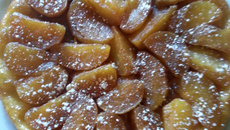 Tarte tatin pommes coxe orange