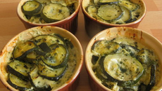 Courgettes aux herbes fraîches et son petit gratin simplissime