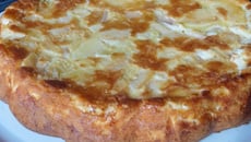 Gâteau pommes et mascarpone au citron vert combava ou combawa