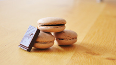 Les véritables macarons au chocolat