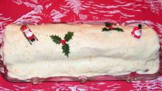 Bûche à l'orange