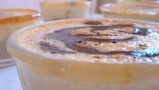 Crème aux œufs fondante et chocolatée