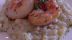 Risotto aux noix de Saint Jacques et gambas