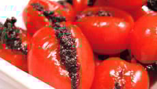 Tomates cerises... en rouge et noir