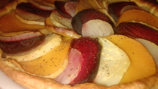 Tartes aux légumes d'automne