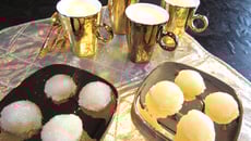 Petites crèmes citron et pâtes de fruits