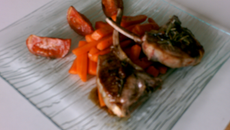 Côtes d'agneau et carottes à l'orange
