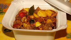 Sauté de veau façon Txistorra au chorizo