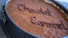 Cheesecake caramel chocolat