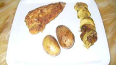 Blancs de poulet panés au parmesan