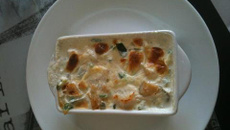 Cassolette de saint-jacques et légumes