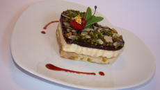 Cœur de cerise, nougat et écorces d'oranges confites pour Maman