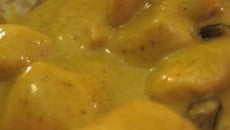 Poulet à la crème au curry