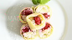 Maki aux framboises et aux bananes