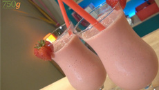 Milkshake à la fraise