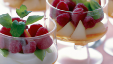 Verrines aux fruits d'été
