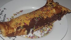 Bûche au nutella et à l'orange
