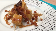 Brochettes à l'ananas caramélisées aux épices