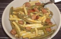 Poêlée de longanisse aux haricots et tomates confites