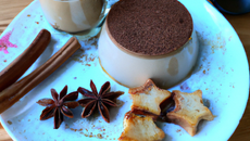 Panna Cotta vegan au Nutella et pain d'épices