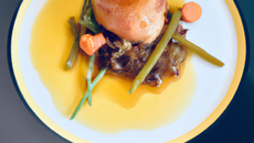 Civet de chapon au whisky